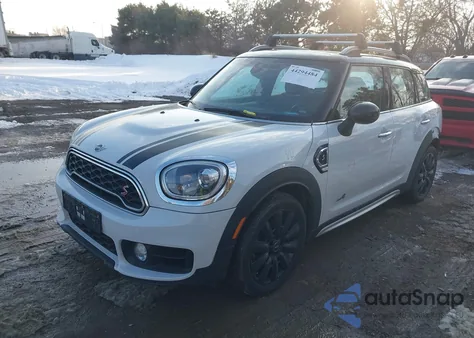 2019 Mini Countryman Cooper S z USA, uszkodzony, nr VIN WMZYT5C52K3G93673